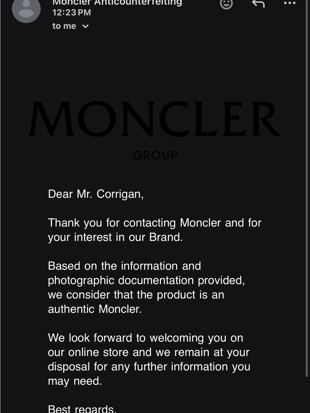 Moncler Black Rib-Knit Beanie 🖤 | Authentic - Picture 6 of 6